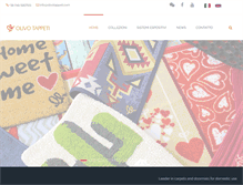 Tablet Screenshot of olivotappeti.com